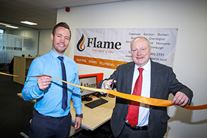 Jarrow MP toasts plumbing merchant's new Boldon head office