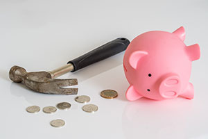 Plumbing Pensions piggy bank