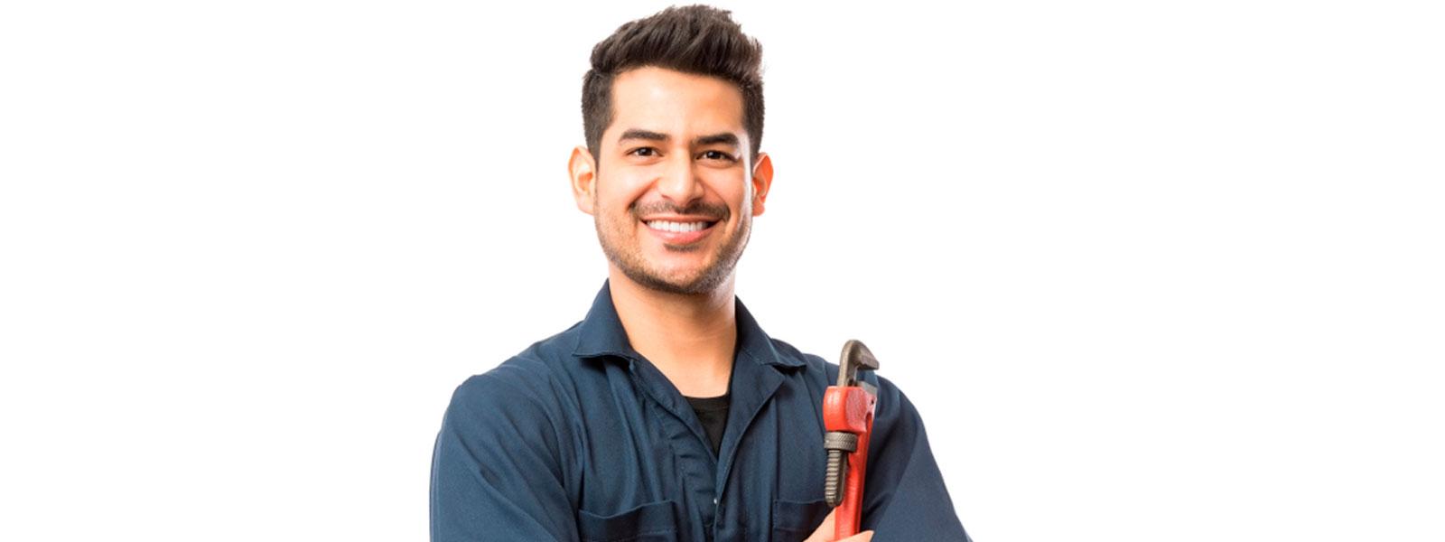 self-employed plumber