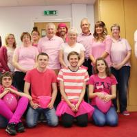 Inta raises over £1,000 by turning pink for Breast Cancer Now