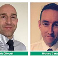 Andy and Richard from the Stax Trade Centre team