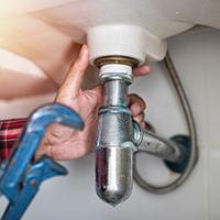 Plumbing in a sink - health & safety apprenticeship 