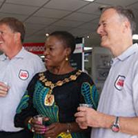 Staff at Plumb Inn launch