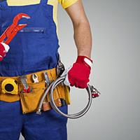 A plumber from Polypipe Building Services 