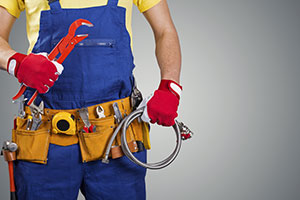A plumber from Polypipe Building Services 