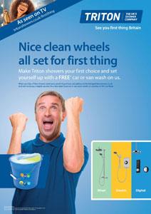 triton car wash poster