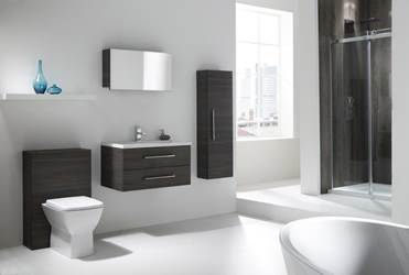 Scandi-style Storage from the Pure Bathroom Collection