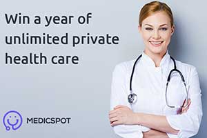 Win a year of unlimited private healthcare with MedicSpot