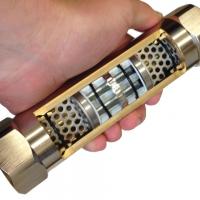 The benefits of using a water conditioner Hand holding equation