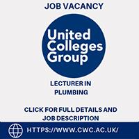 JOB VACANCY: Lecturer in Plumbing JOB VACANCY: Lecturer in Plumbing