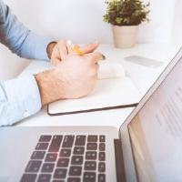 plumbing business - man at desk plumbing business - man at desk